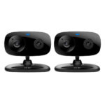 Kit 2 Cámaras de Seguridad Motorola FOCUS66 Negro