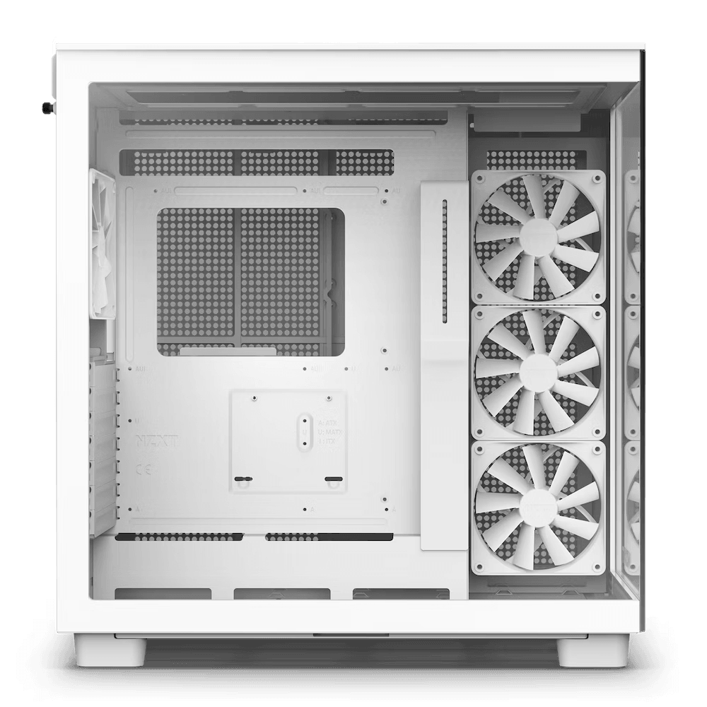 Gabinete NZXT H9 Flow ATX Mid T Blanco