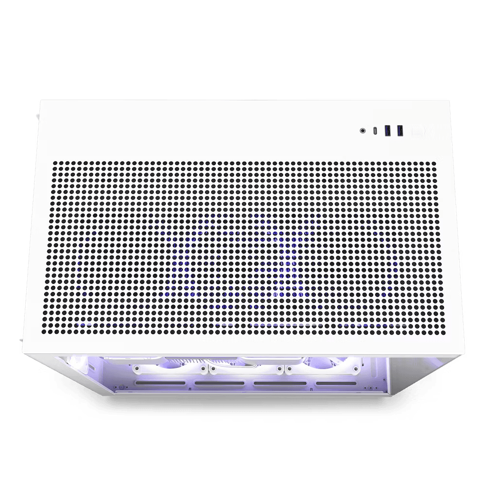 Gabinete NZXT H9 Flow ATX Mid T Blanco