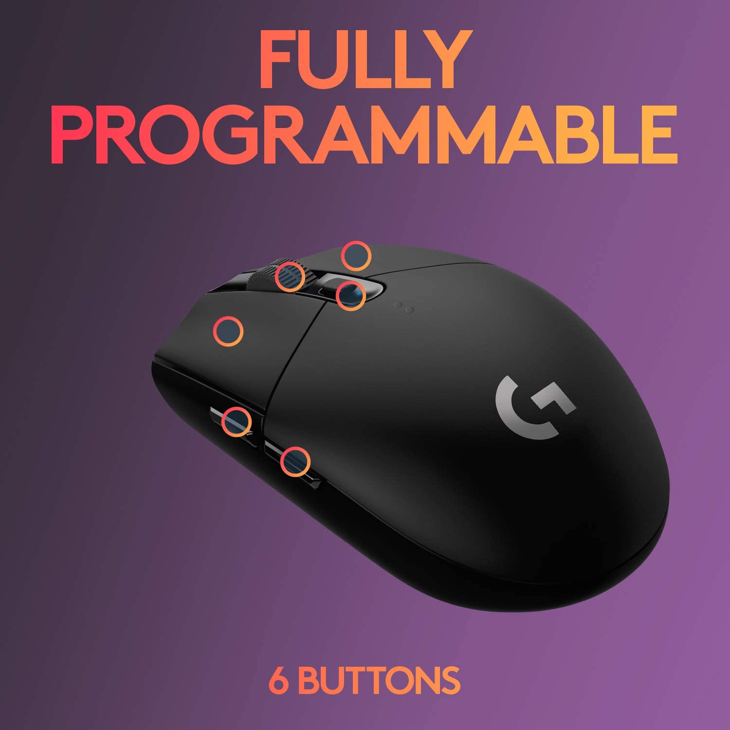 Mouse Gamer Logitech Inalambrico G305 Negro 12k dpi