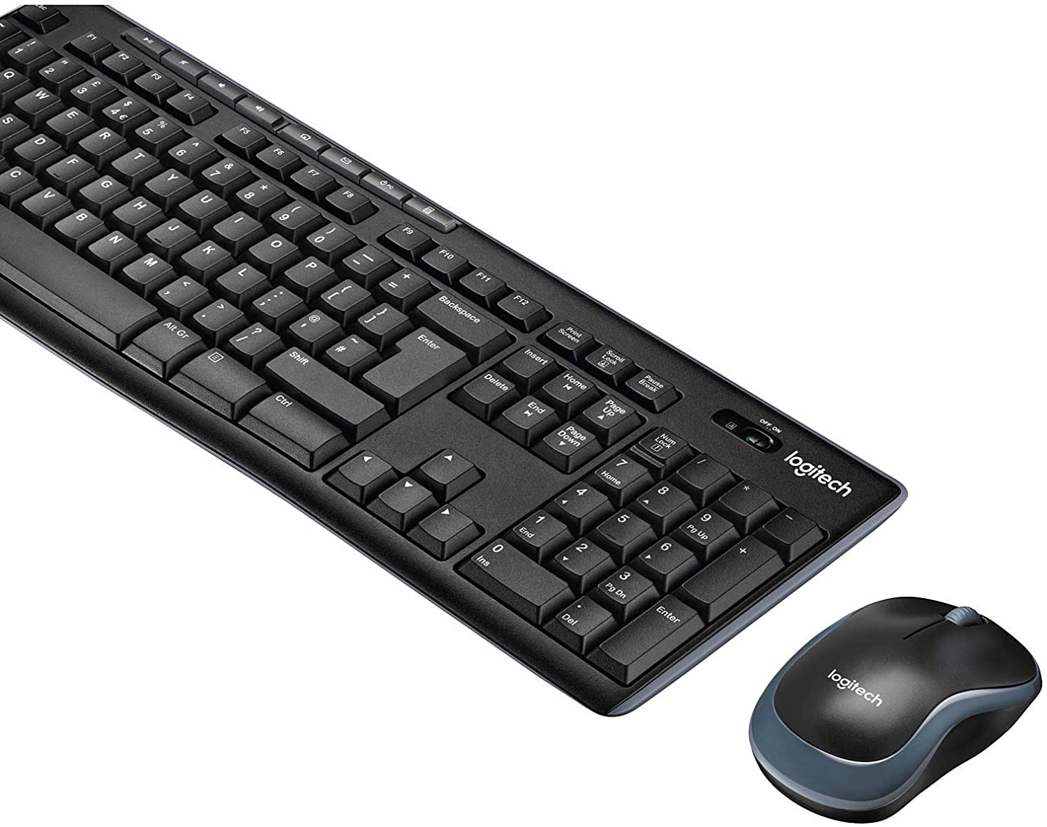 Teclado y Mouse Logitech Inalambrico MK270 Antiderrame