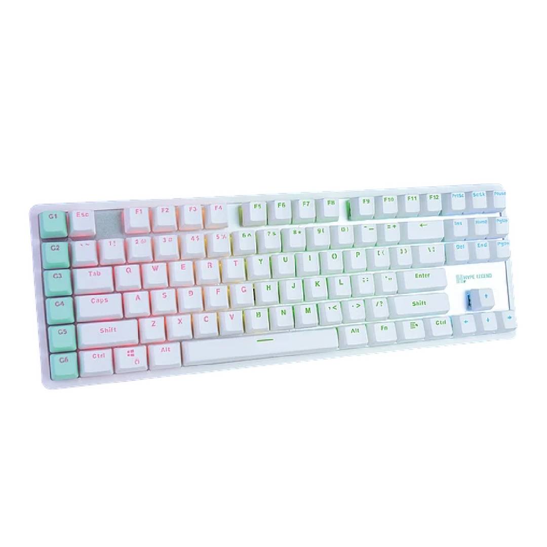 Teclado Gamer Hype Legend L Blanco SW Outemu Blue