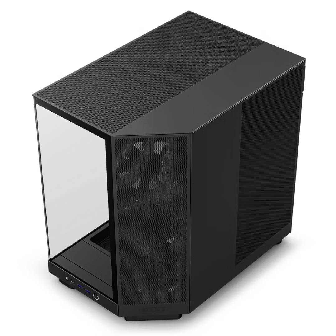 Gabinete NZXT H6 Flow ATX Dual-Chamber Case Negro