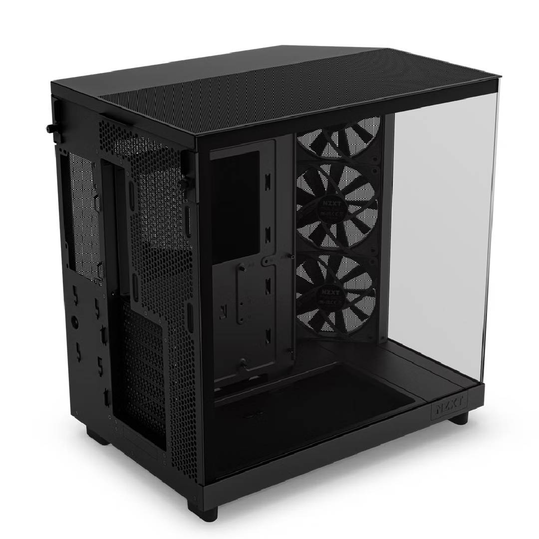 Gabinete NZXT H6 Flow ATX Dual-Chamber Case Negro